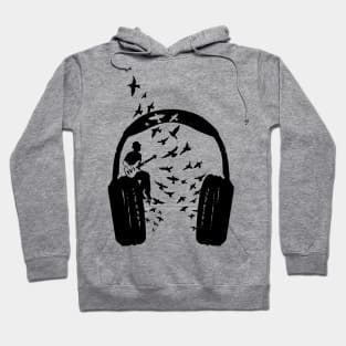 Headphone Bass guitar Hoodie